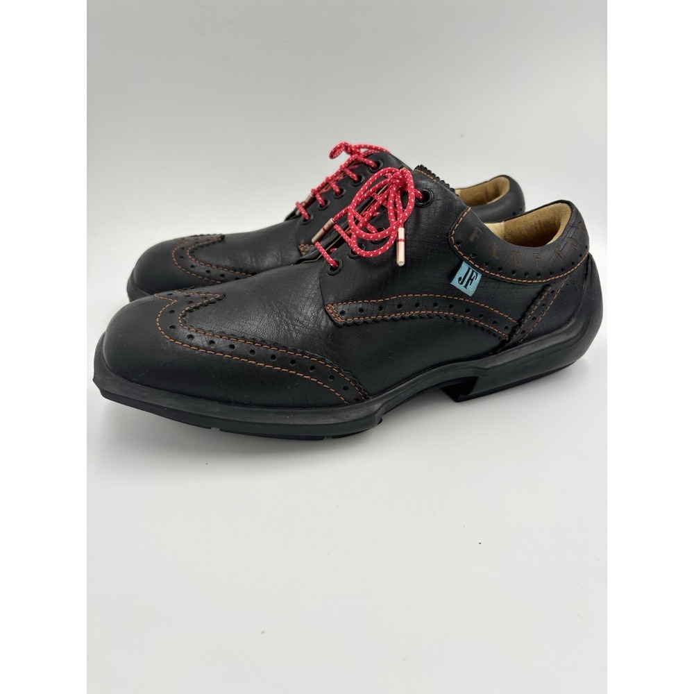 John Fluevog Shoes FUTURE ANGEL CHARLES CONTRAST LEATHER WINGTIP Men's Size 9